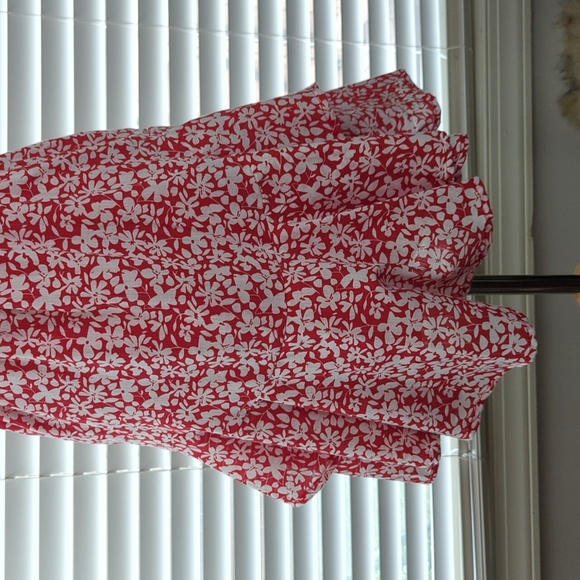 Pink Lily dress, small floral, ruffles, size small - Picture 4 of 15